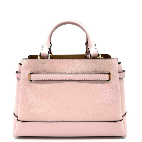 Michael Kors Reed Small Satchel Crossbody Bag Powder Blush - Picture 5 of 13